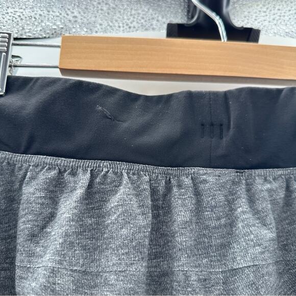 Lululemon T.H.E. Short *Linerless 7" in Heathered Texture Printed Grey Deep Coal - Picture 9 of 9